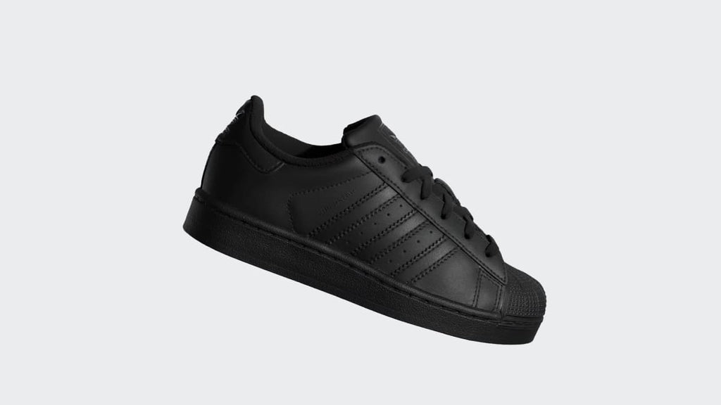 Adidas Kids' Superstar II Shoes Kids - Core Black / Core Black / Core Black - Image 2