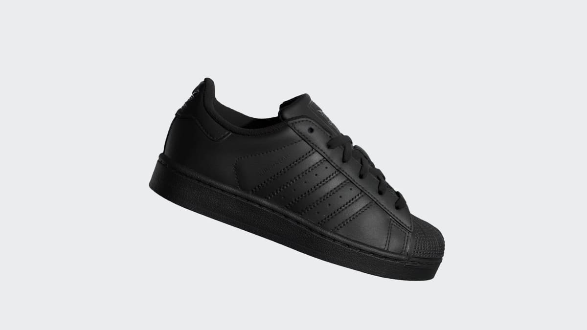 Adidas Kids' Superstar II Shoes Kids - Core Black / Core Black / Core Black - Image 2