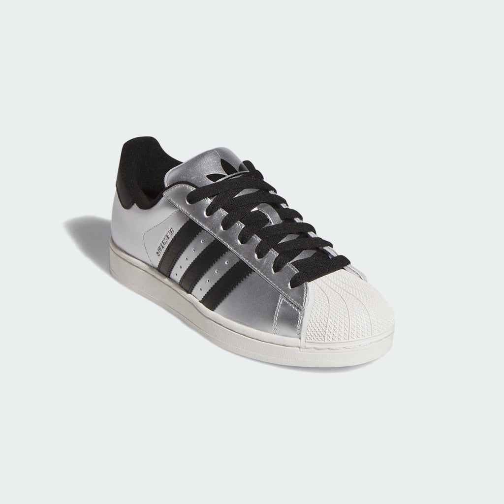Adidas Men's Superstar II Shoes - Silver Metallic / Core Black / Silver Metallic - Image 5
