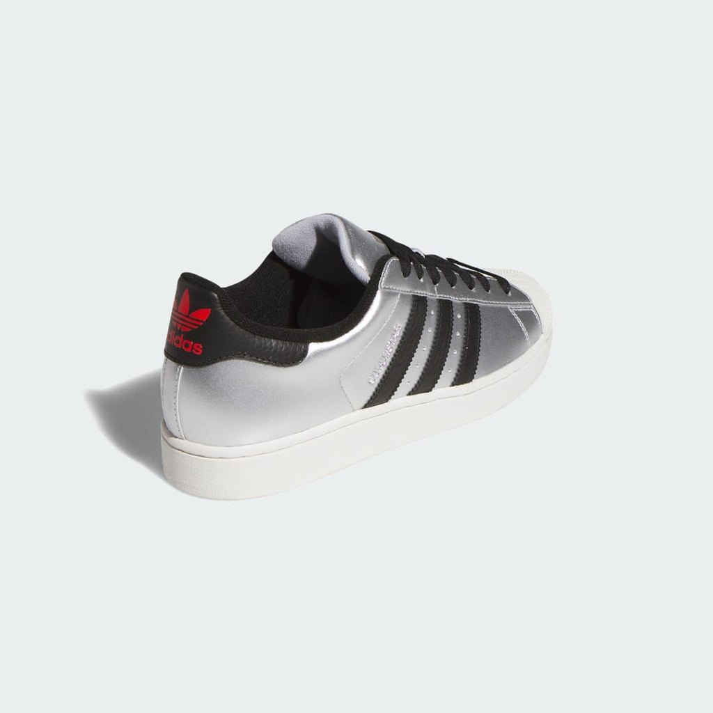 Adidas Men's Superstar II Shoes - Silver Metallic / Core Black / Silver Metallic - Image 6