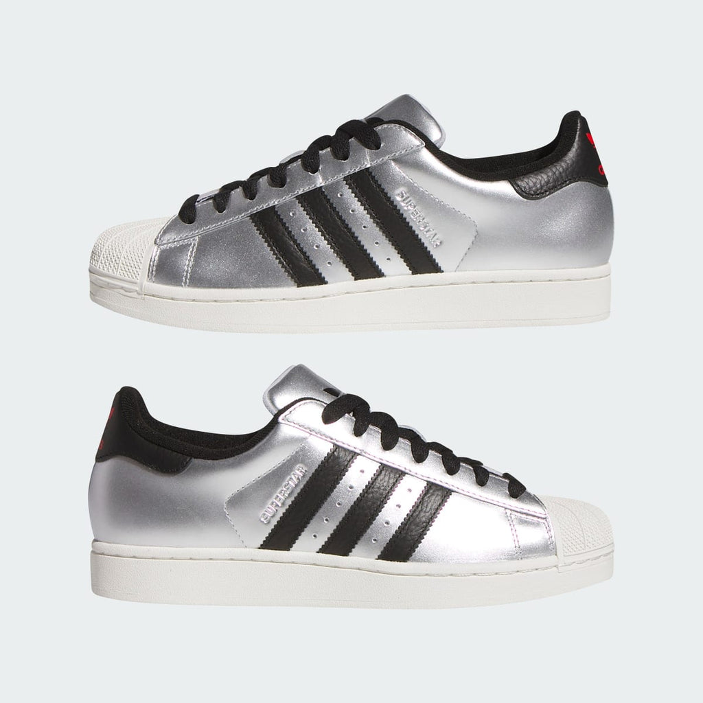 Adidas Men's Superstar II Shoes - Silver Metallic / Core Black / Silver Metallic - Image 8