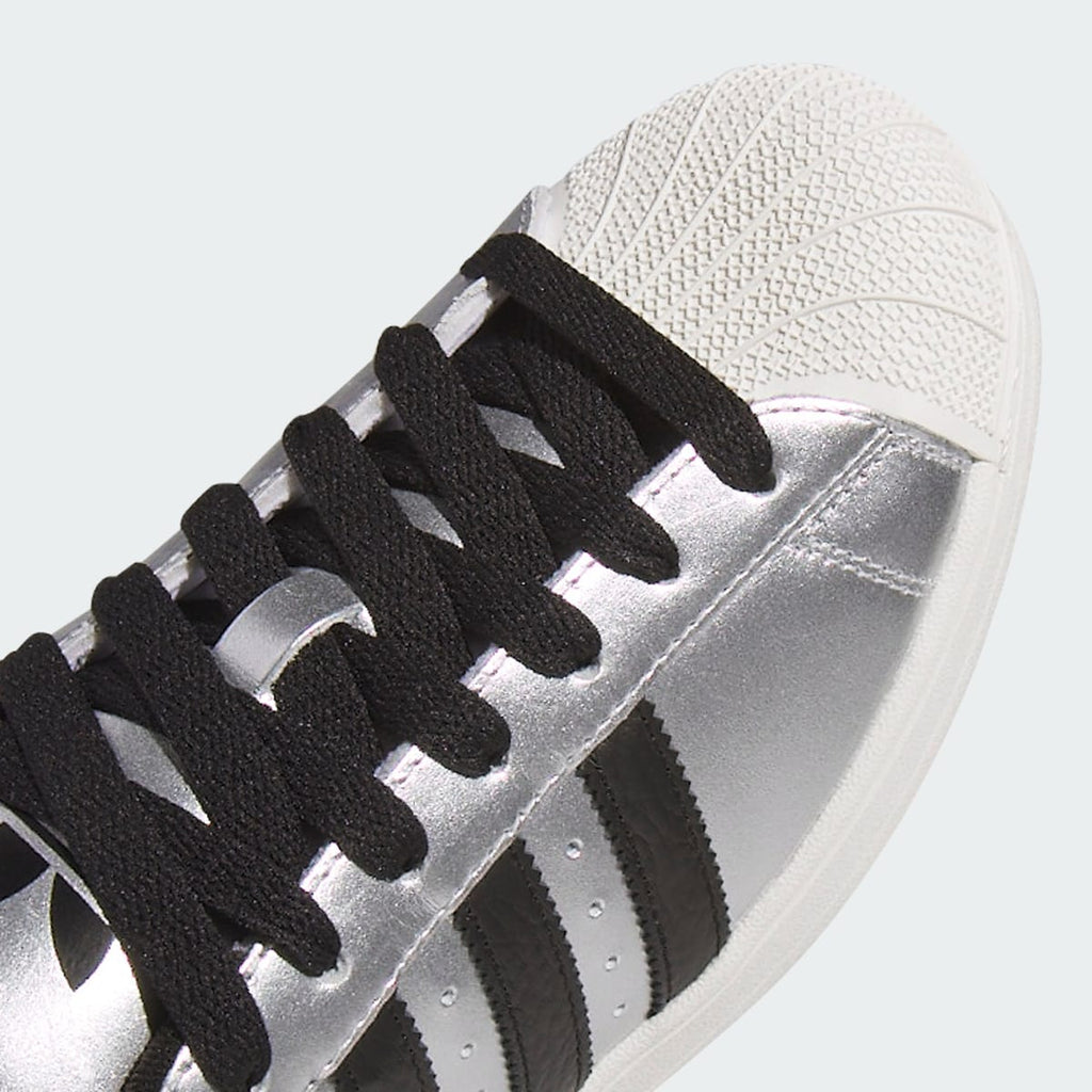 Adidas Men's Superstar II Shoes - Silver Metallic / Core Black / Silver Metallic - Image 9