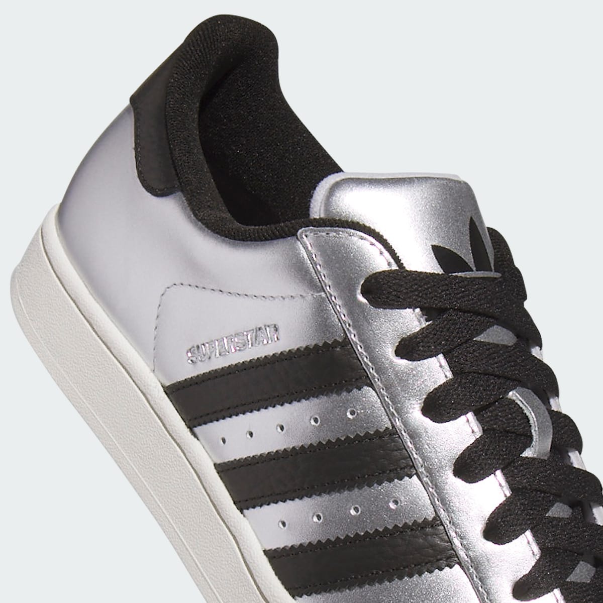 Adidas Men's Superstar II Shoes - Silver Metallic / Core Black / Silver Metallic - Image 10