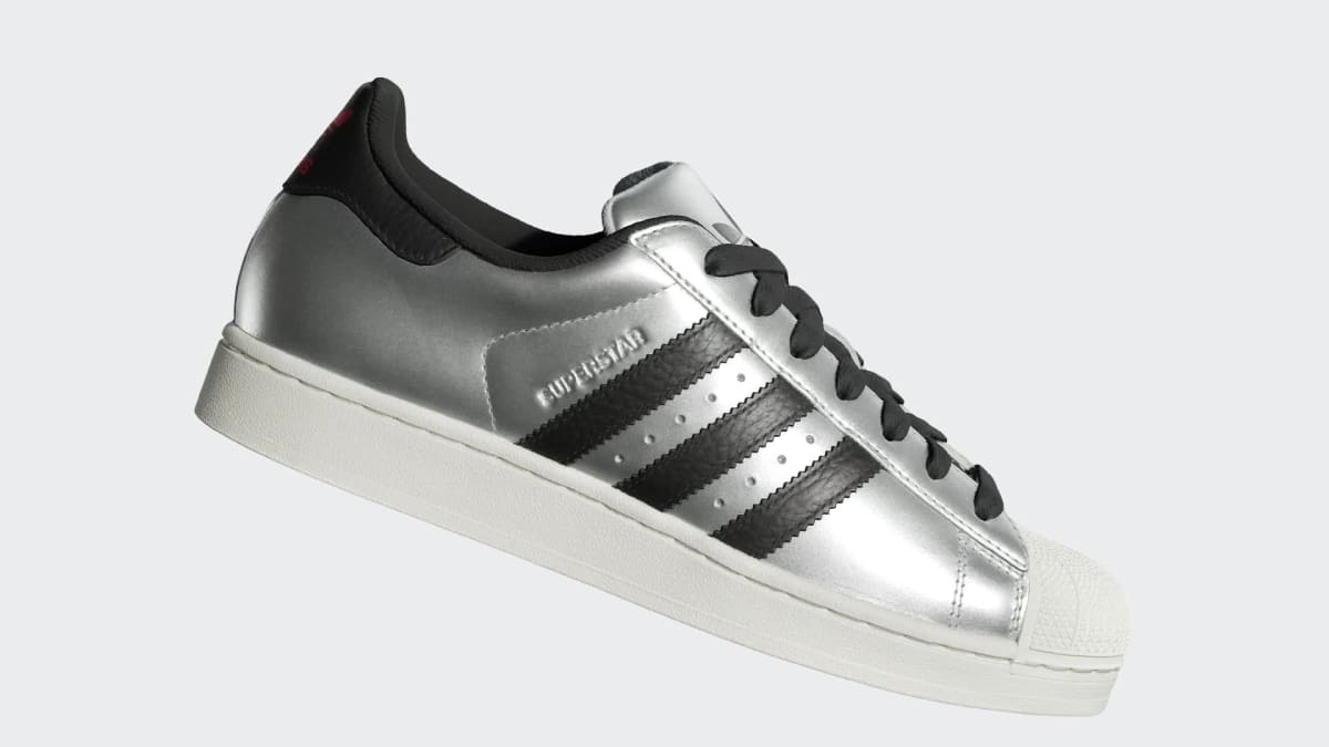 Adidas Men's Superstar II Shoes - Silver Metallic / Core Black / Silver Metallic - Image 2