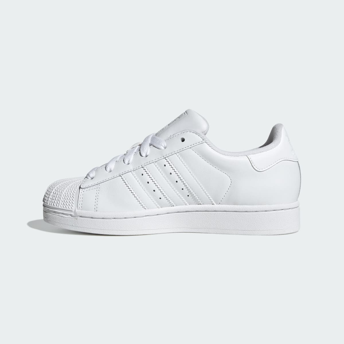 Adidas Women's Superstar II Shoes - Cloud White / Cloud White / Core Black - Image 6