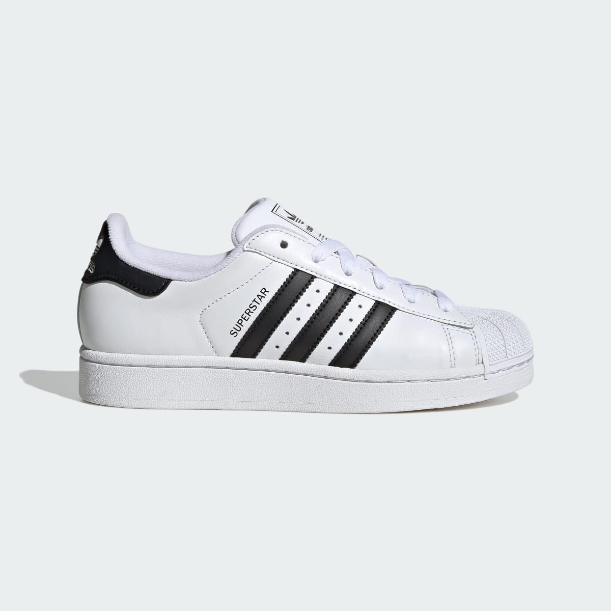 Adidas Women's Superstar II Shoes - Cloud White / Core Black / Cloud White - Image 1