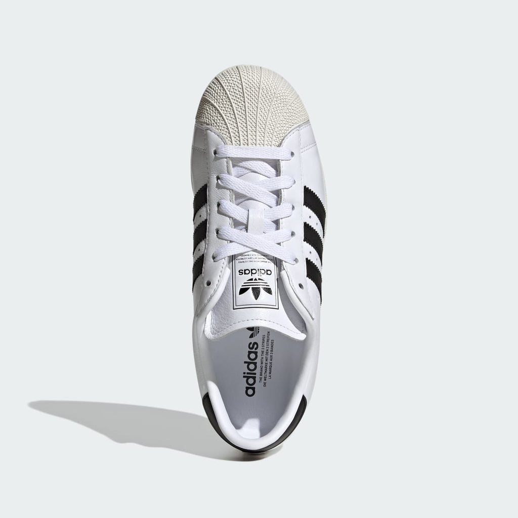 Adidas Women's Superstar Lo Pro Shoes - Cloud White / Core Black / Gold Metallic - Image 2