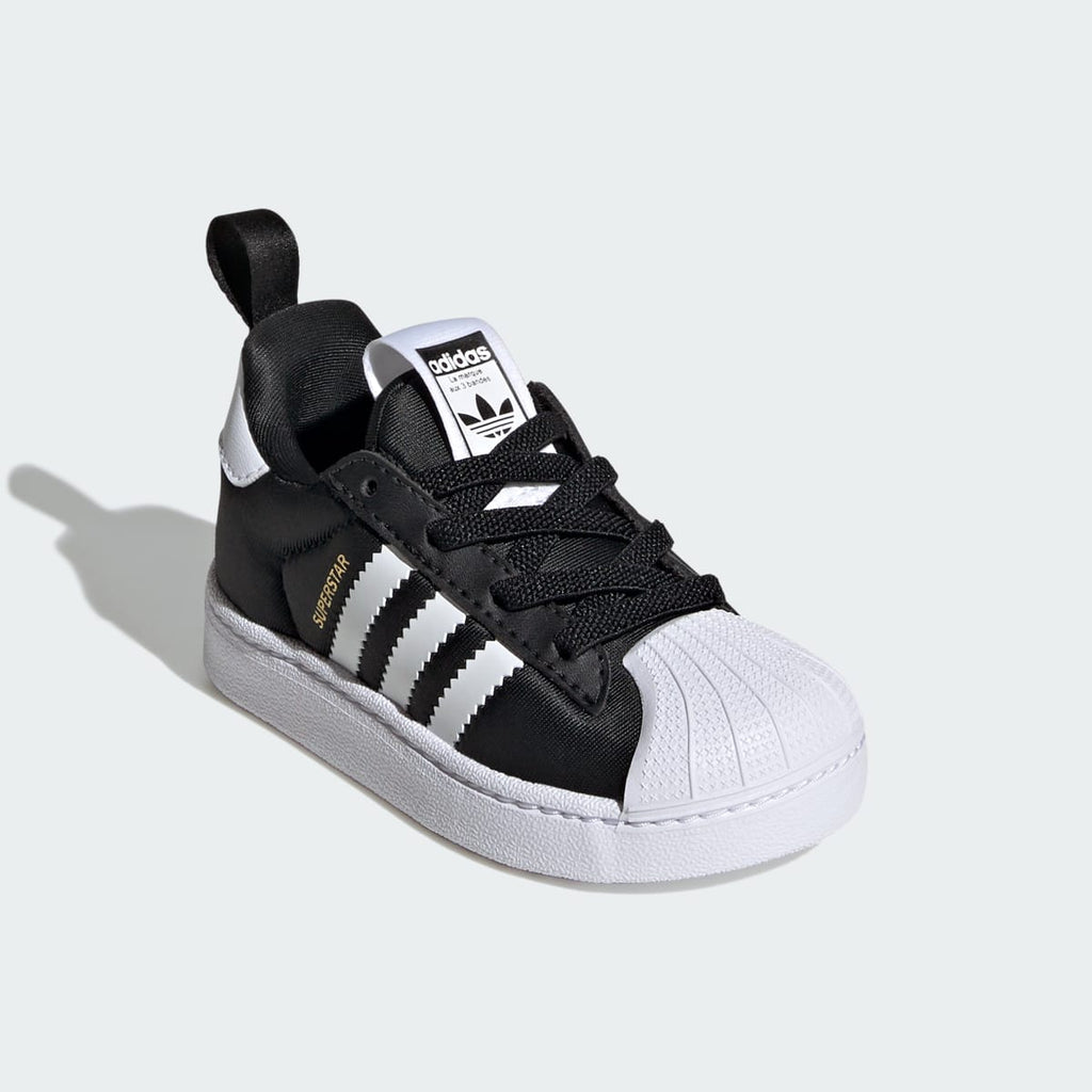 Adidas Kids' Superstar Quickon Shoes - Core Black / Cloud White / Core Black - Image 4