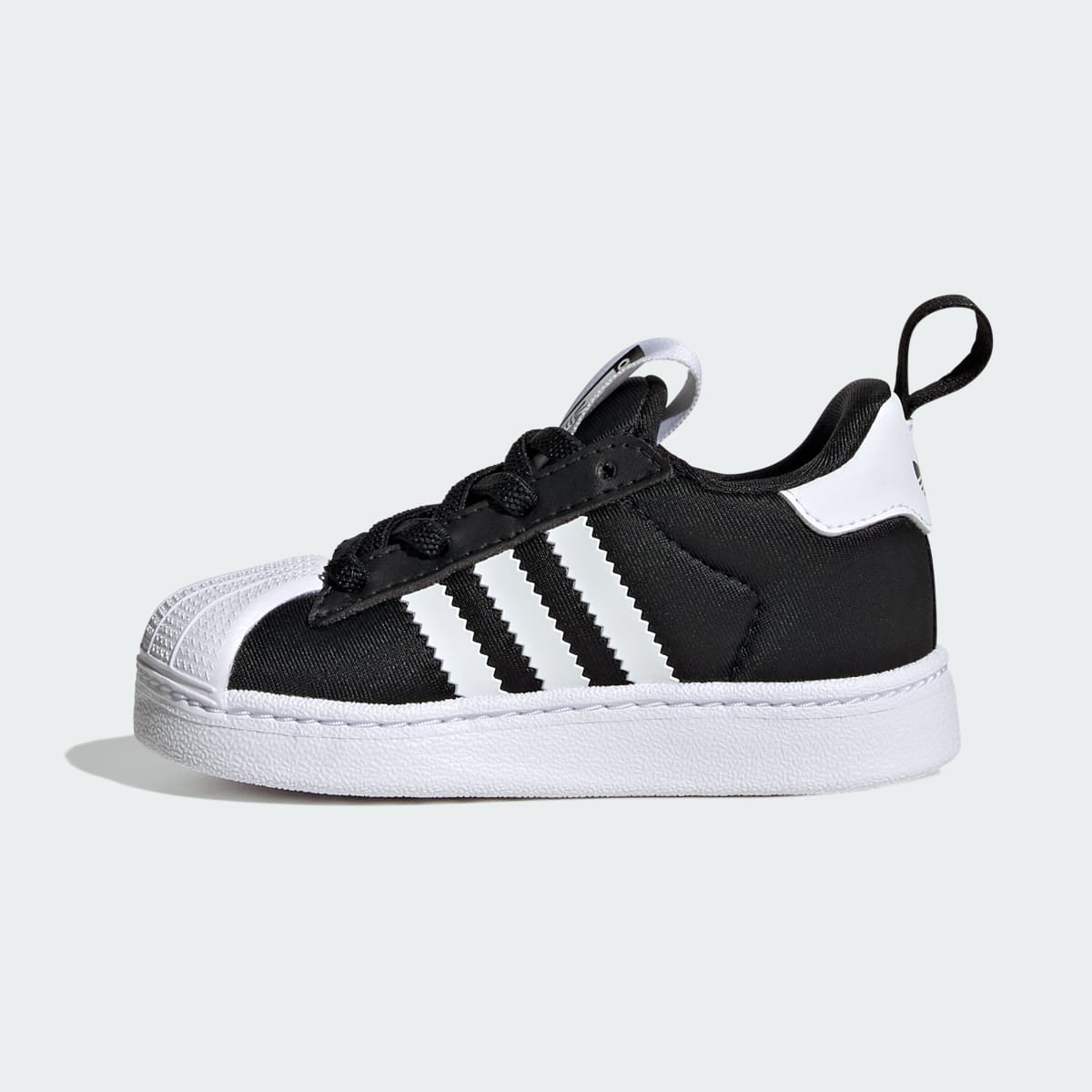 Adidas Kids' Superstar Quickon Shoes - Core Black / Cloud White / Core Black - Image 6