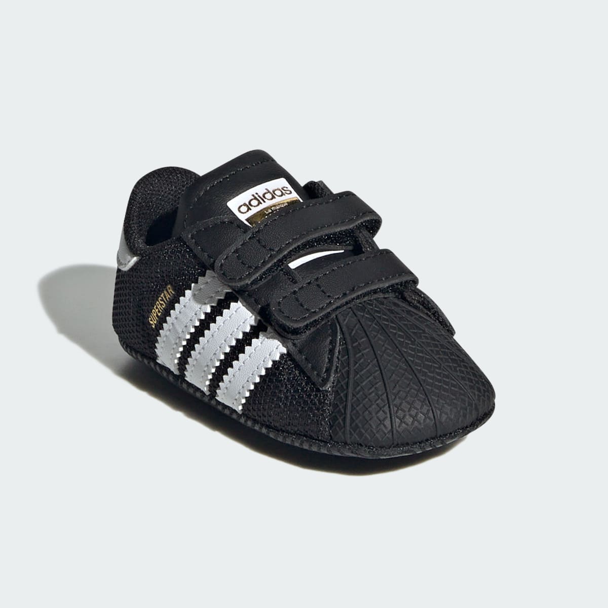 Adidas Kids' Superstar Shoes - Core Black / Cloud White / Gold Metallic - Image 4