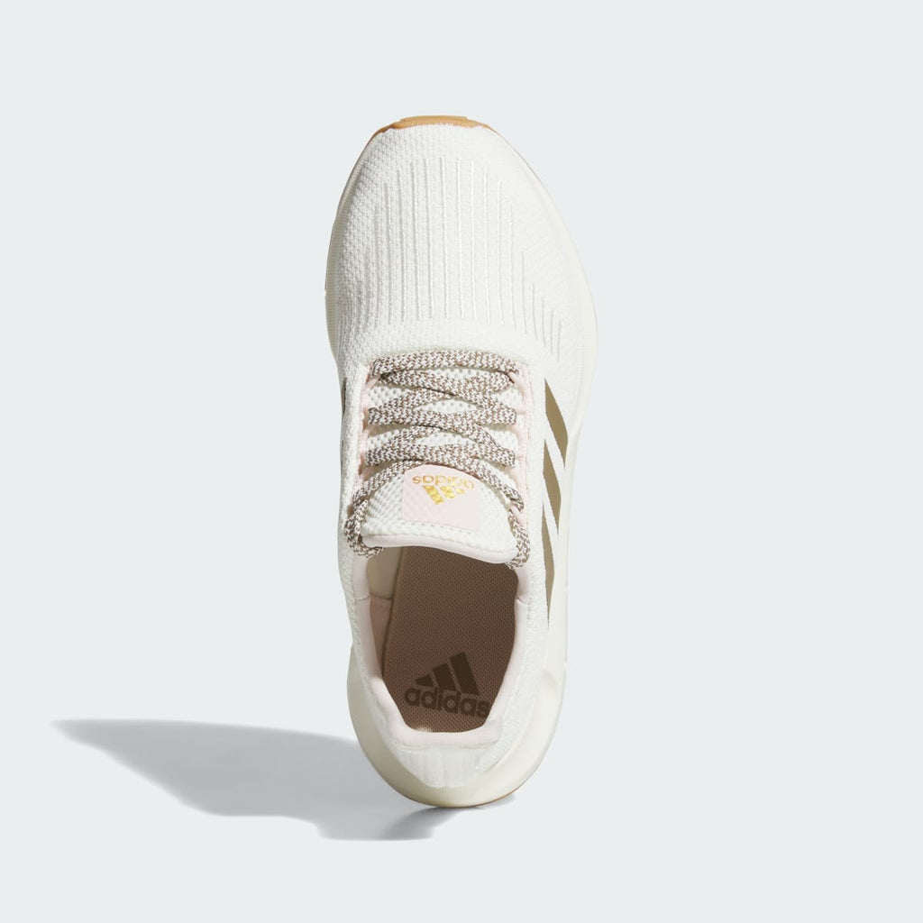 Adidas Women's Swift Run 1.0 Shoes - Off White / Khaki Six / Wonder Quartz - Image 2