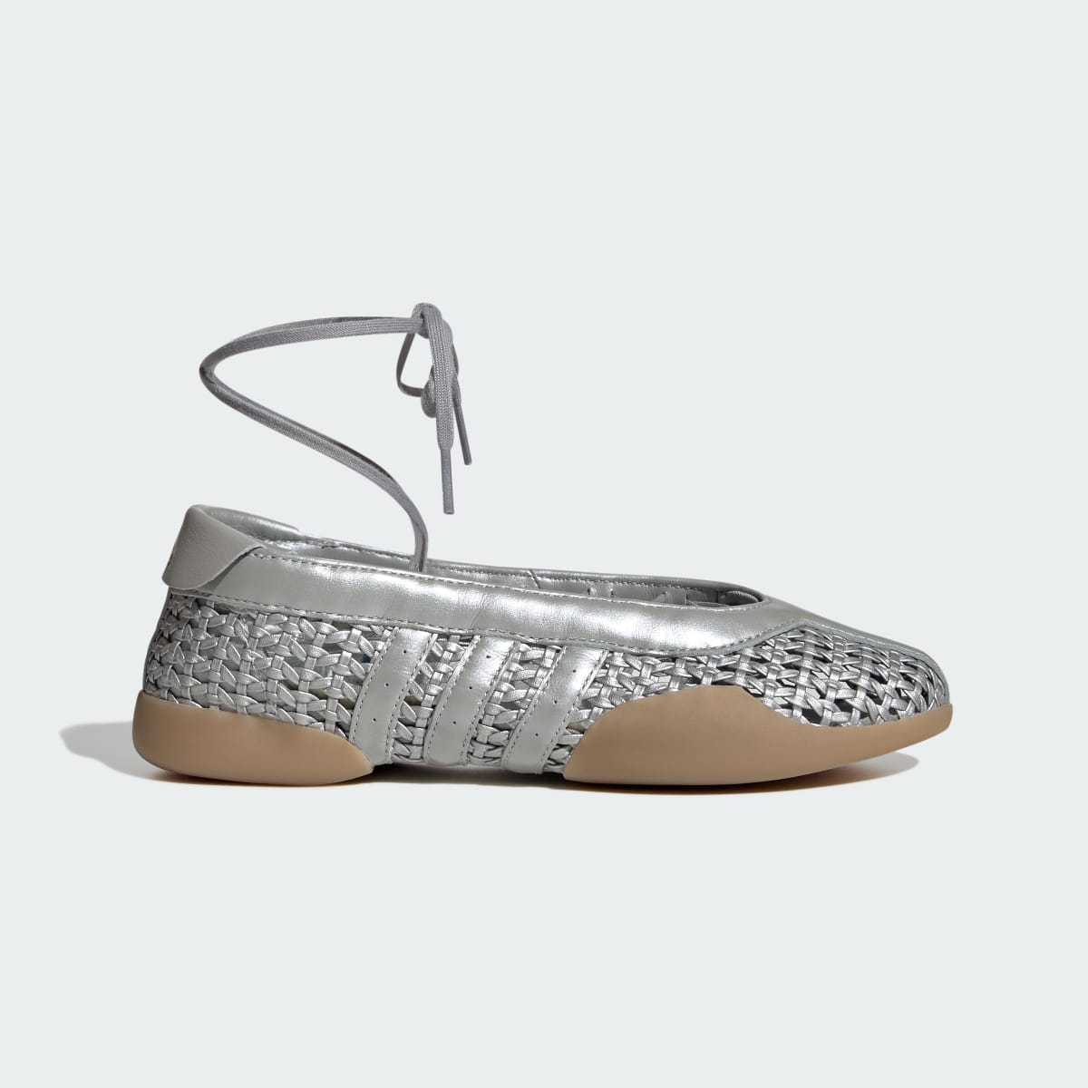 Adidas Women's TAEKWONDO MEI SHOES - Silver Metallic / Silver Metallic / Gum - Image 1