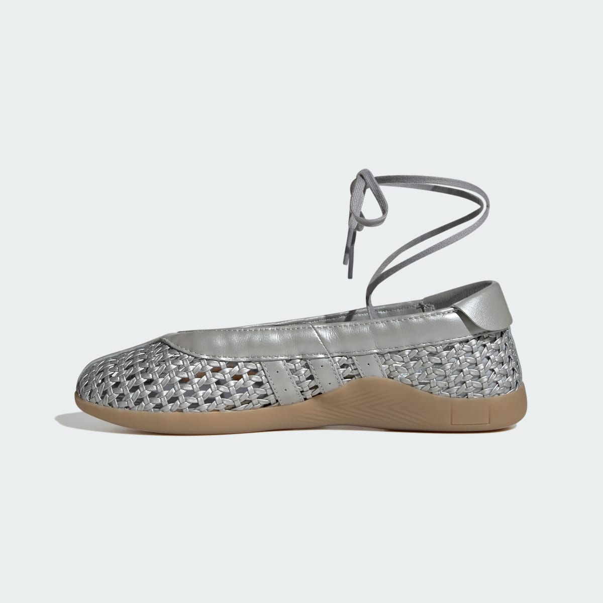 Adidas Women's TAEKWONDO MEI SHOES - Silver Metallic / Silver Metallic / Gum - Image 6