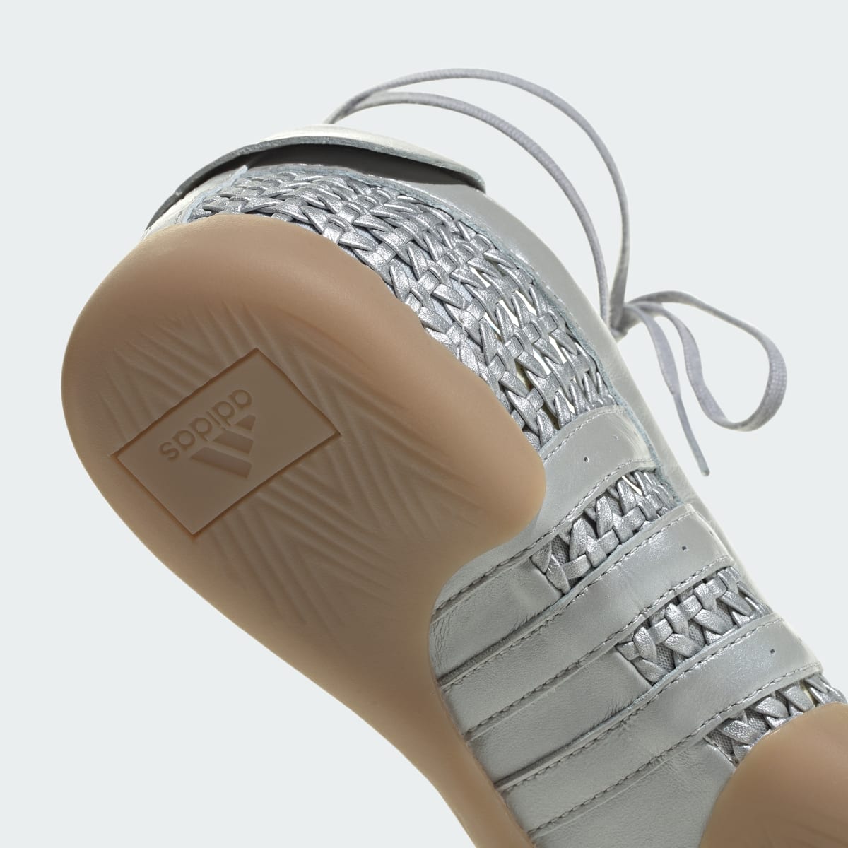 Adidas Women's TAEKWONDO MEI SHOES - Silver Metallic / Silver Metallic / Gum - Image 8