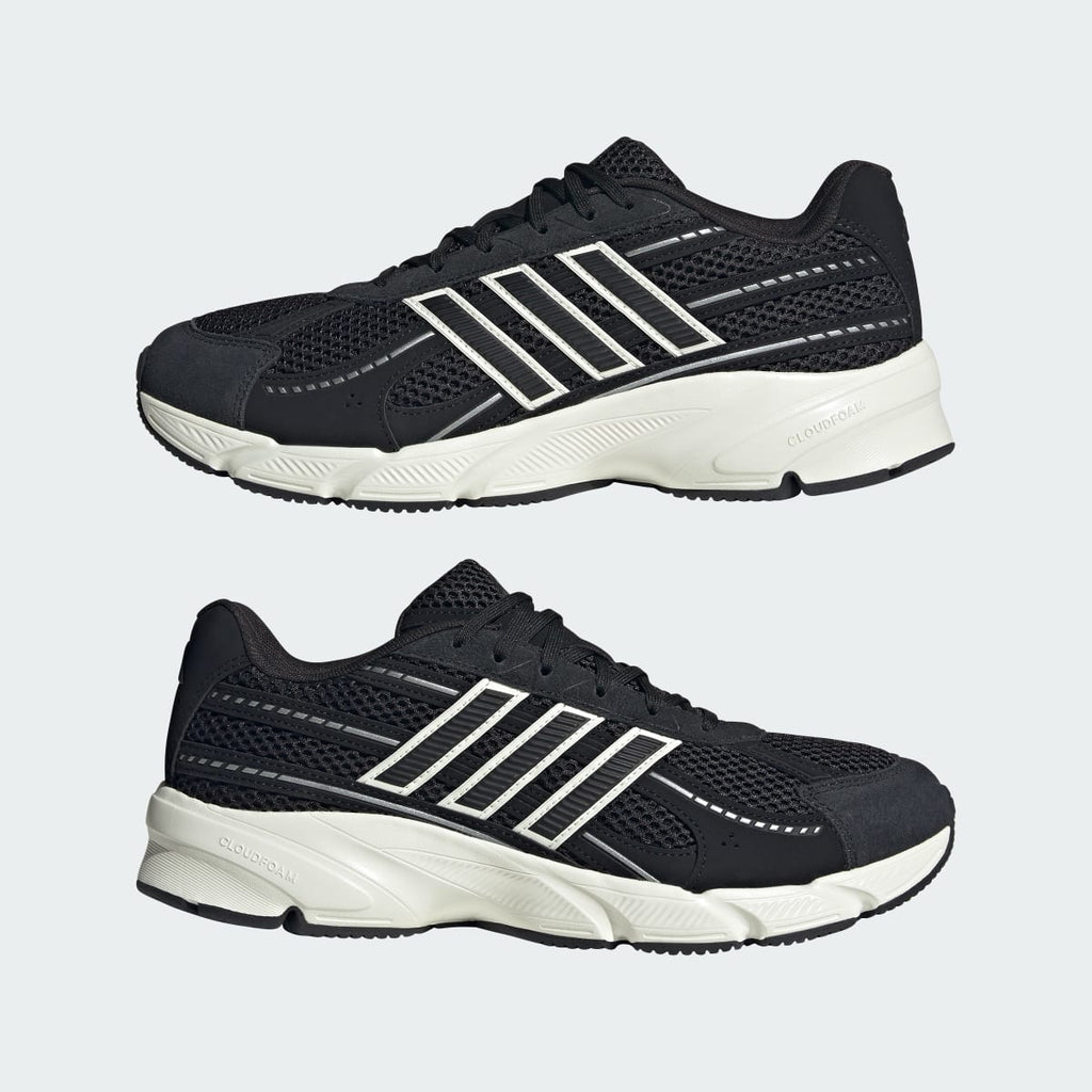 Adidas Men's TECHNOCHAOS 2000 SHOES - Core Black / Core Black / Off White - Image 7