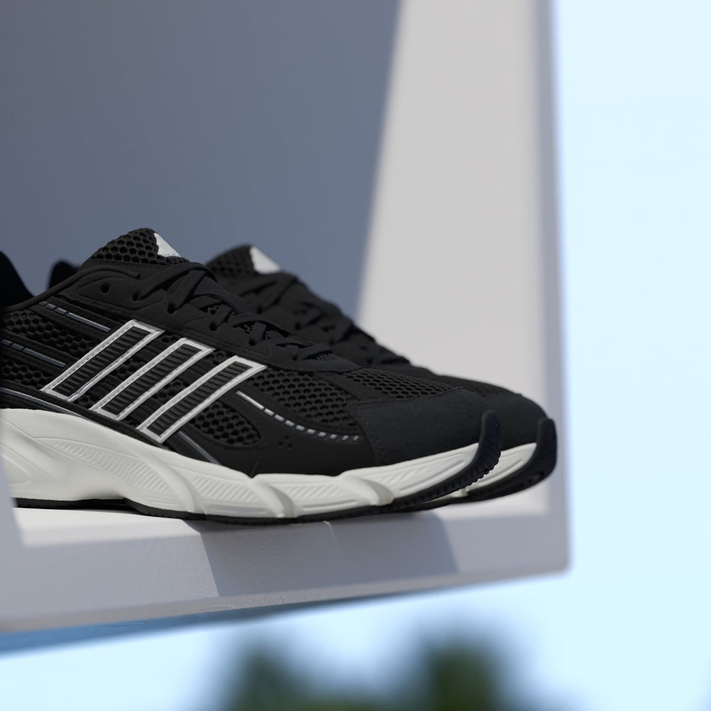 Adidas Women's TECHNOCHAOS 2000 SHOES - Core Black / Core Black / Off White - Image 10
