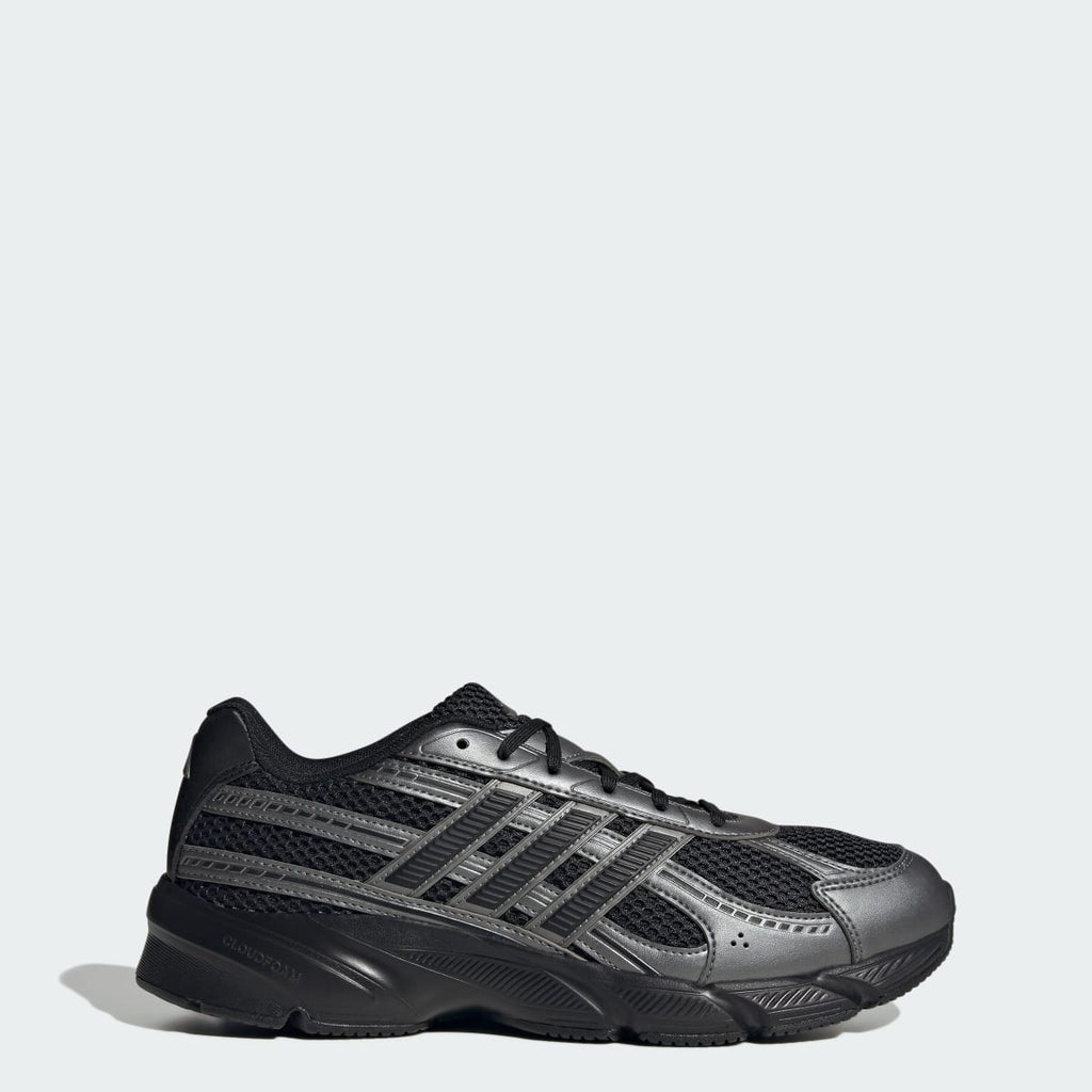Adidas Men's TECHNOCHAOS 2000 Shoes - Core Black / Core Black / Iron Metallic - Image 1