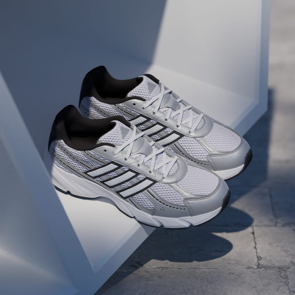 Adidas Men's TECHNOCHAOS 2000 Shoes - Cloud White / Cloud White / Core Black - Image 5