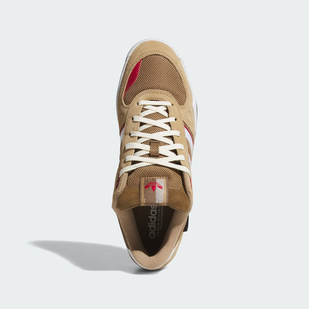 Adidas Men's TEKKIRA CUP Shoes - Cardboard / Cloud White / Team Victory Red - Image 2