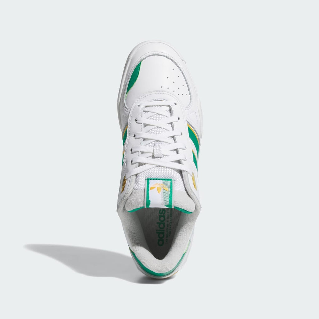 Adidas Men's TEKKIRA CUP Shoes - Cloud White / Court Green / Preloved Yellow - Image 2