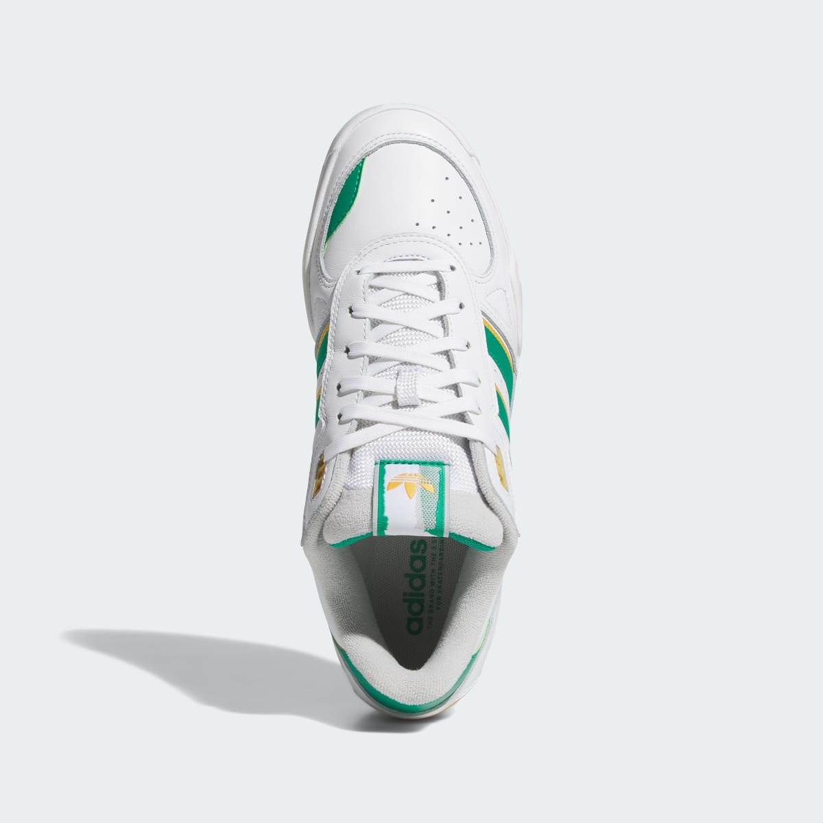 Adidas Men's TEKKIRA CUP Shoes - Cloud White / Court Green / Preloved Yellow - Image 2