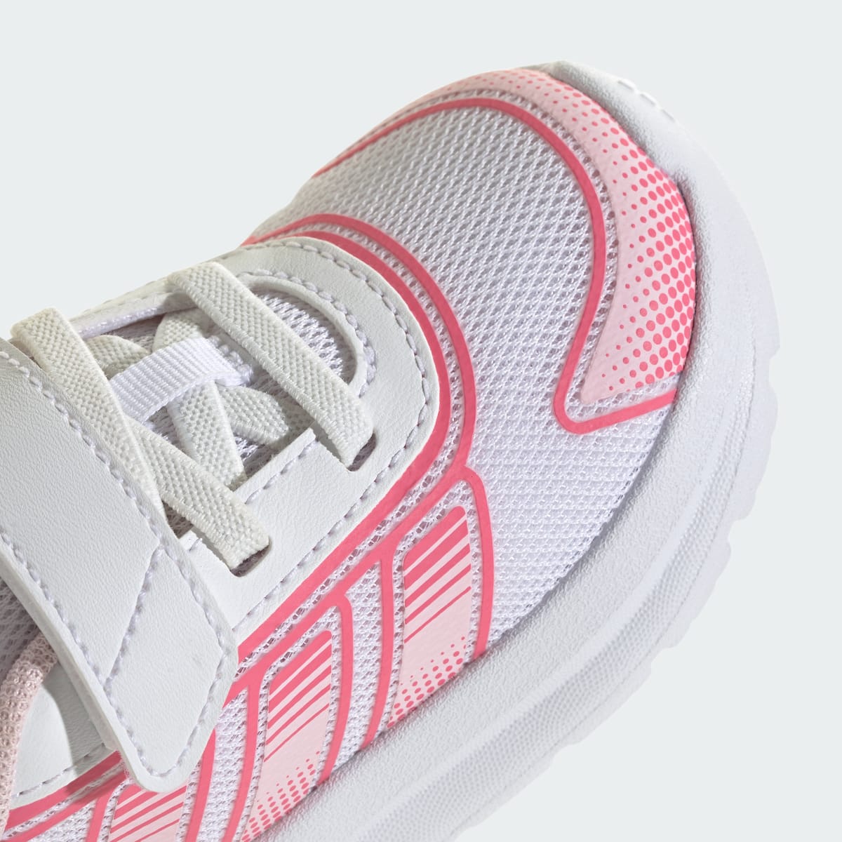 Adidas Kids' TENSAUR RUN 4.0 SHOES INFANTS - Cloud White / Pink Fusion / Clear Pink - Image 8