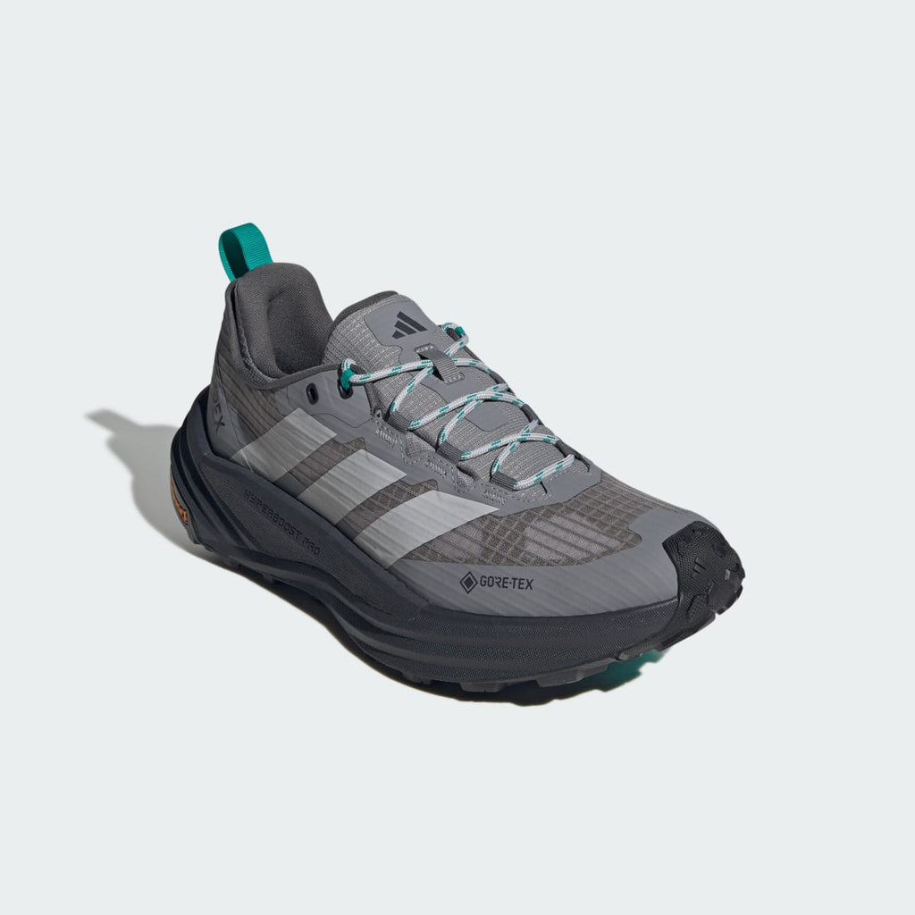 Adidas Men's TERREX FREEHIKER 3 Low GORE-TEX Hiking Shoes - Grey Three / Grey Two / Equipment Green - Image 4