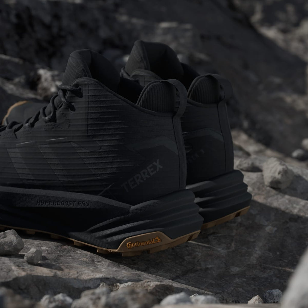 Adidas Men's TERREX FREEHIKER 3 MID GORE-TEX Hiking Shoes - Core Black / Core Black / Brown Oxide - Image 10