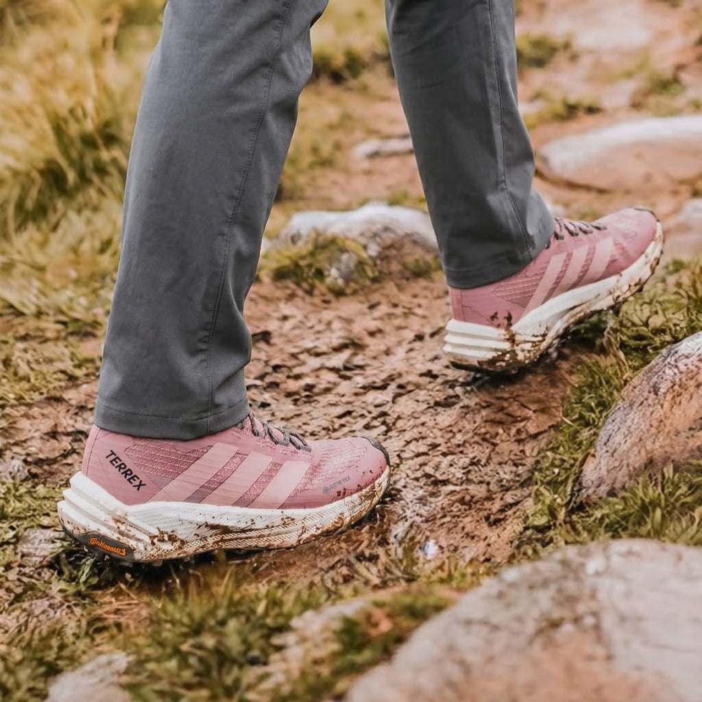 Adidas Women's TERREX FREEHIKER 3 MID GORE-TEX Hiking Shoes - Magic Mauve / Dual Lilac / Grey Four - Image 4