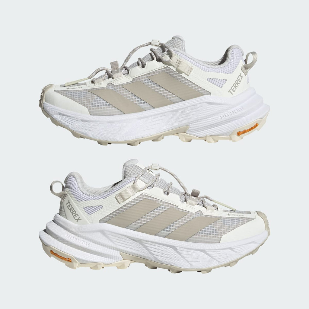 Adidas Women's TERREX Freehiker SL GORE-TEX Hiking Shoes - Cloud White / Beige / Off White - Image 7