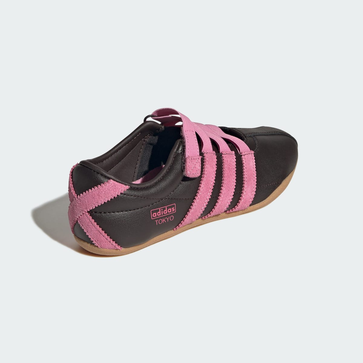 Adidas Kids' TOKYO MJ SHOES - Khaki Six / St Tropic Bloom / Gum - Image 5