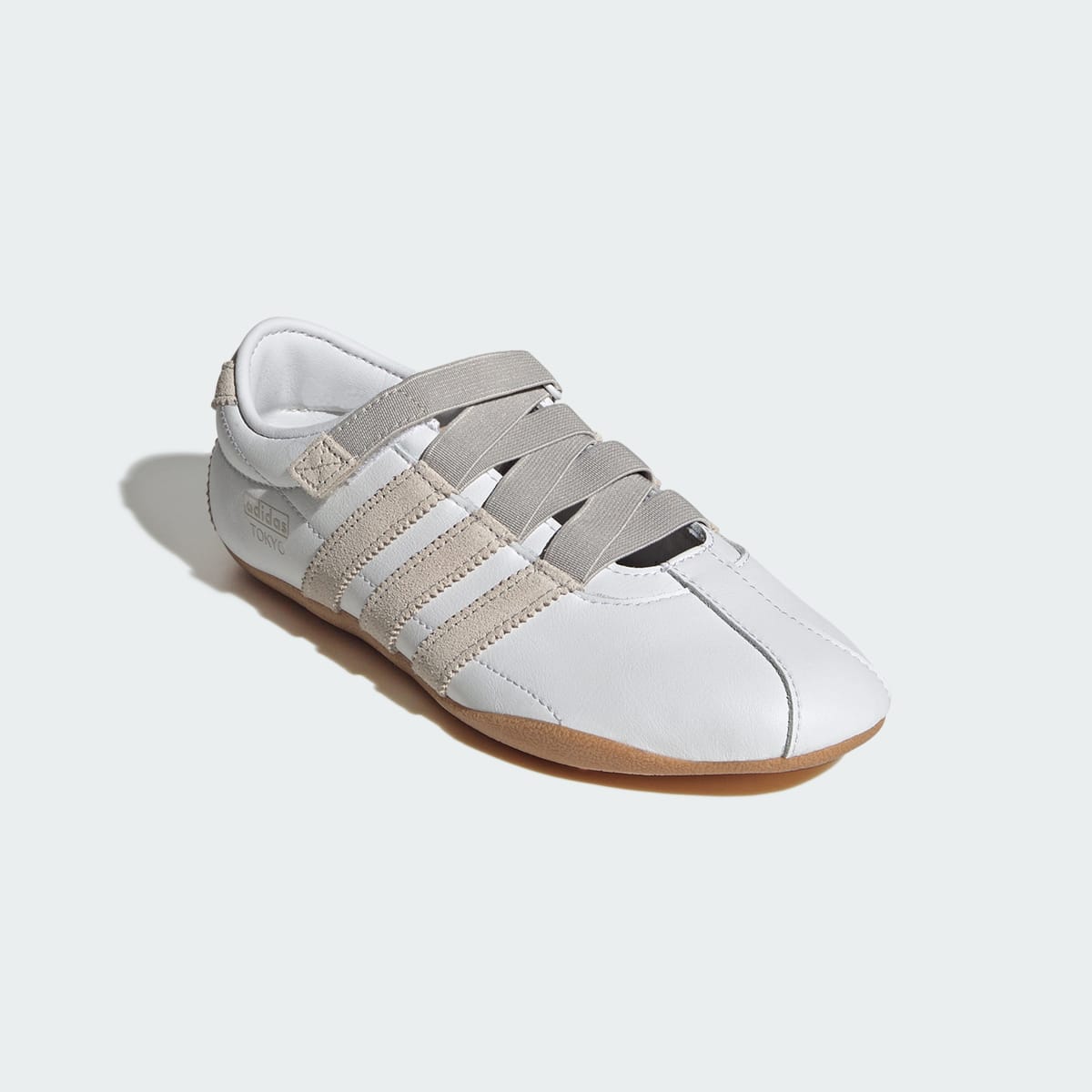 Adidas Kids' TOKYO MJ SHOES - Cloud White / Beige / Gum - Image 4