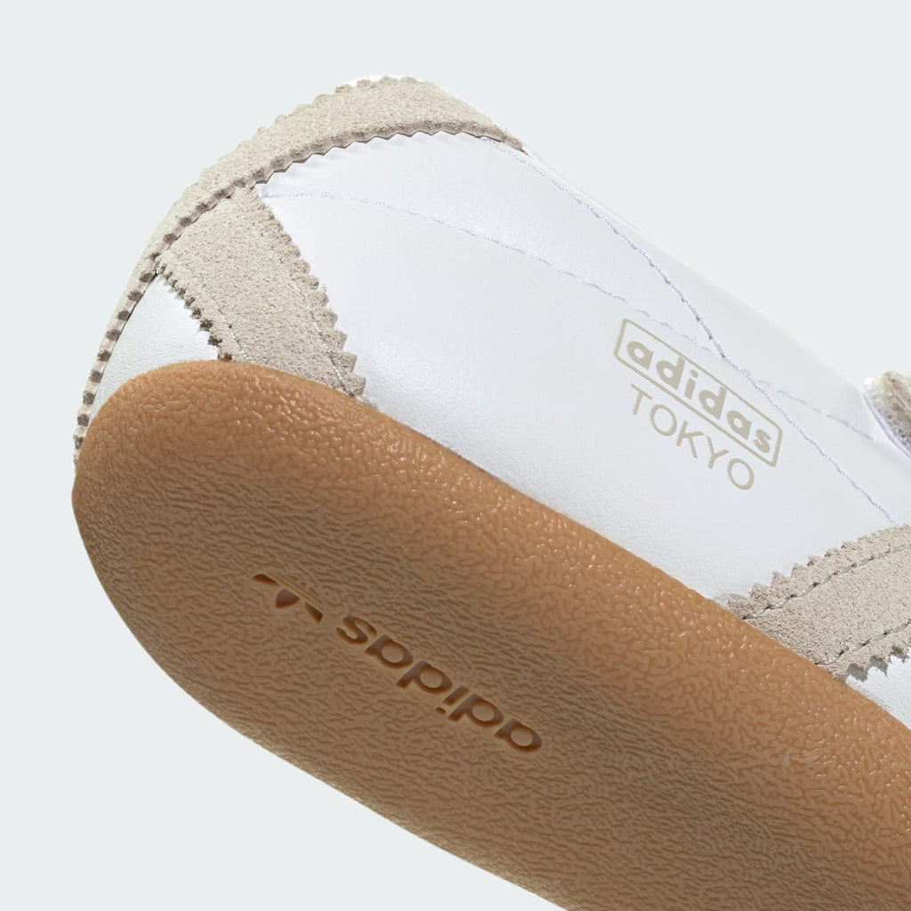 Adidas Kids' TOKYO MJ SHOES - Cloud White / Beige / Gum - Image 8