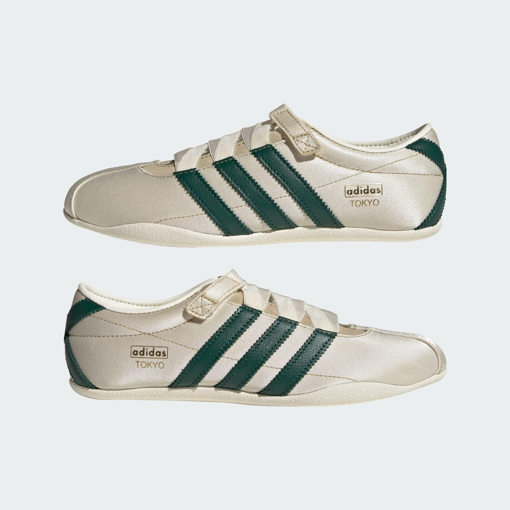 Adidas Women's TOKYO MJ SHOES - Thermal Chrome / Collegiate Green / Gold Metallic - Image 7