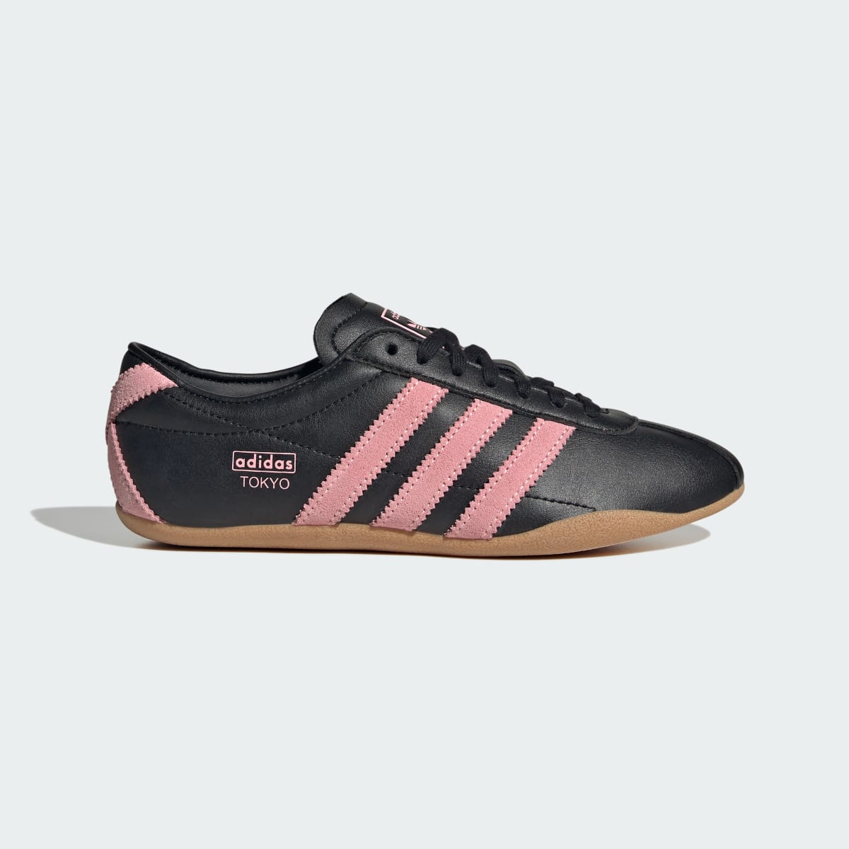 Adidas Kids' TOKYO SHOES - Core Black / Glow Pink / Gum - Image 1
