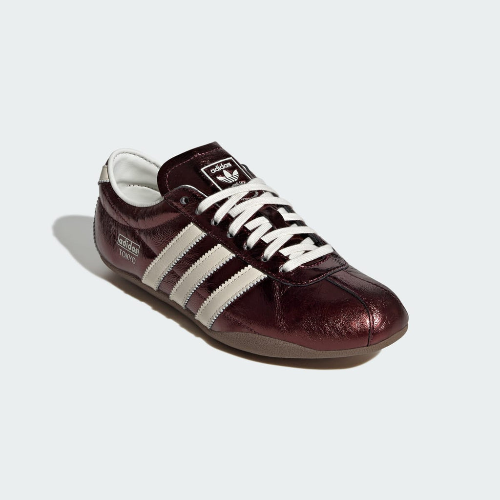 Adidas Women's TOKYO SHOES - Maroon / Off White / Gum - Image 4