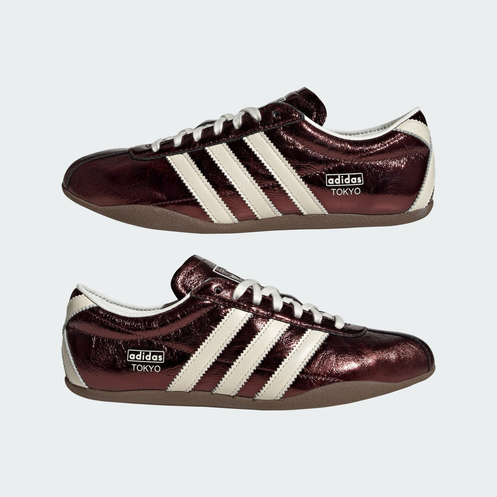 Adidas Women's TOKYO SHOES - Maroon / Off White / Gum - Image 7