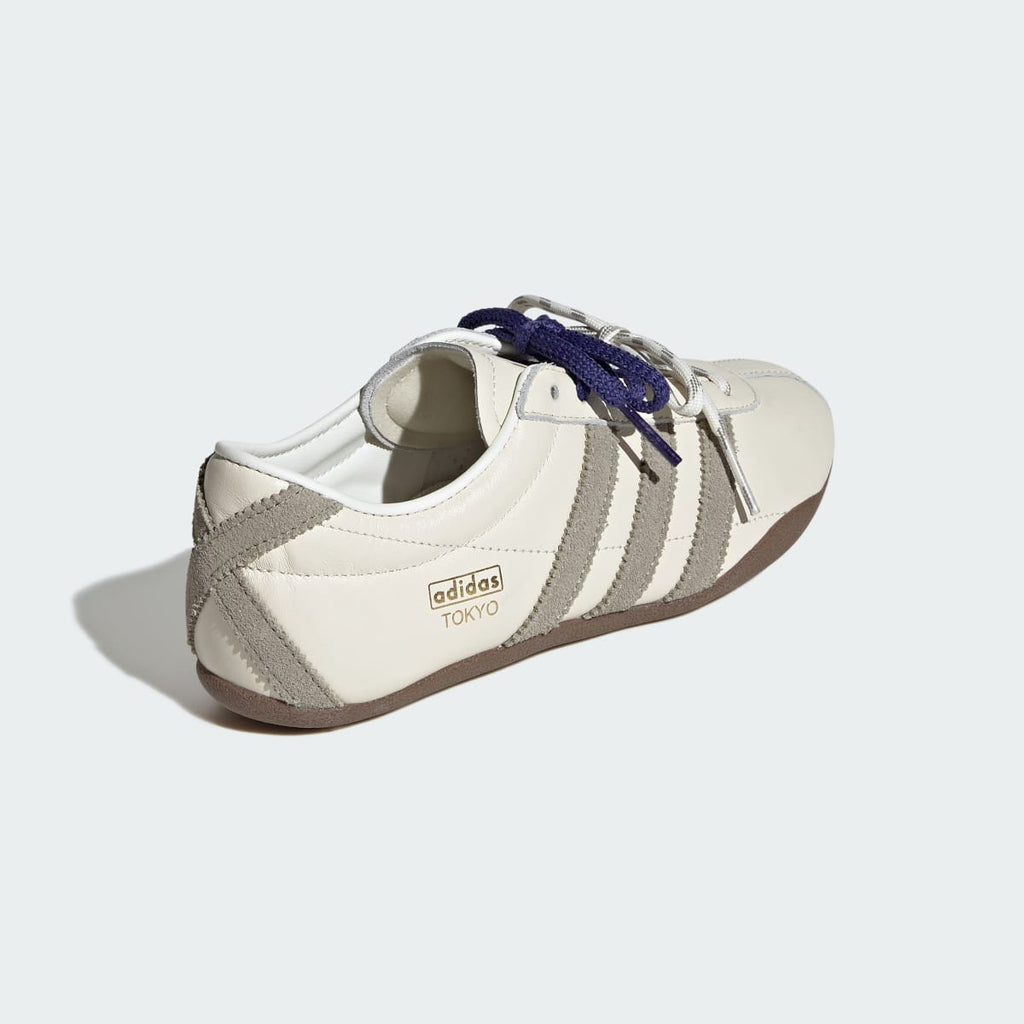Adidas Women's TOKYO SHOES - Off White / Silver Pebble / Gum - Image 6