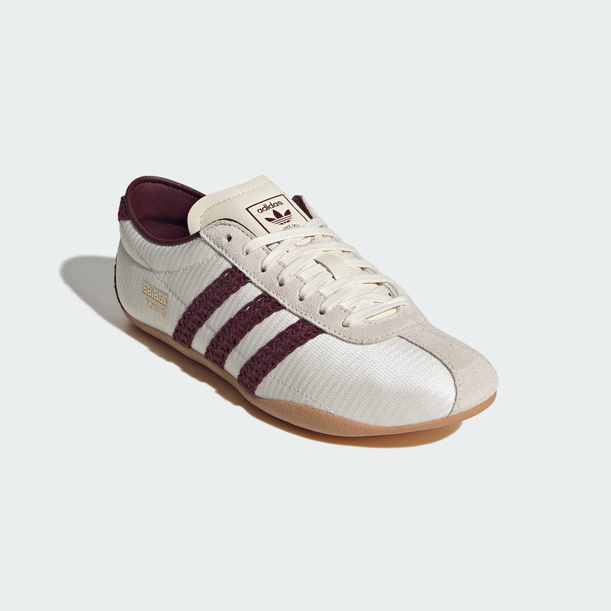 Adidas Women's TOKYO SHOES - Off White / Maroon / Gum - Image 4