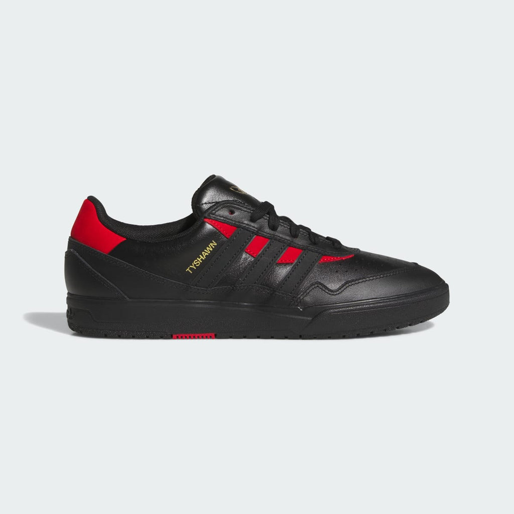 Adidas Men's TYSHAWN II Shoes - Core Black / Core Black / Better Scarlet - Image 1