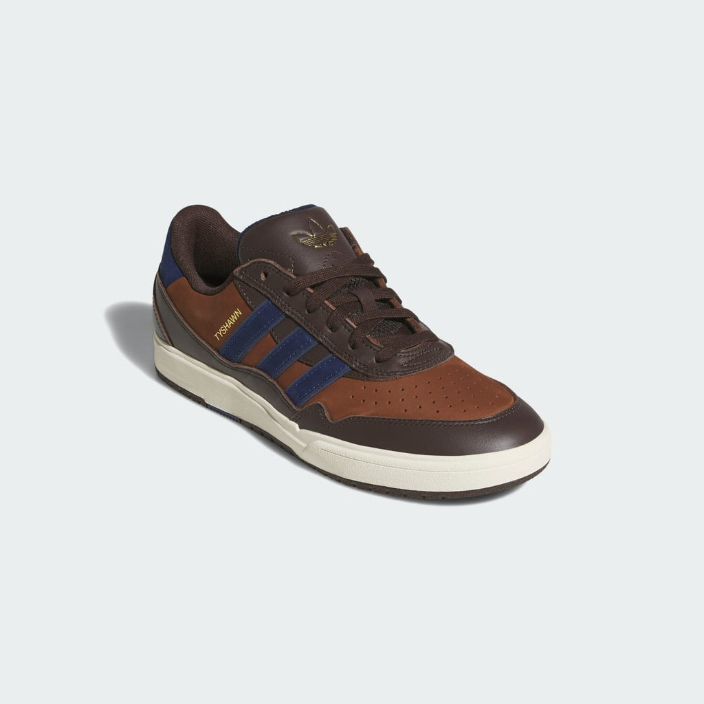Adidas Men's TYSHAWN II Shoes - Aurora Coffee / Dark Blue / Preloved Brown - Image 5
