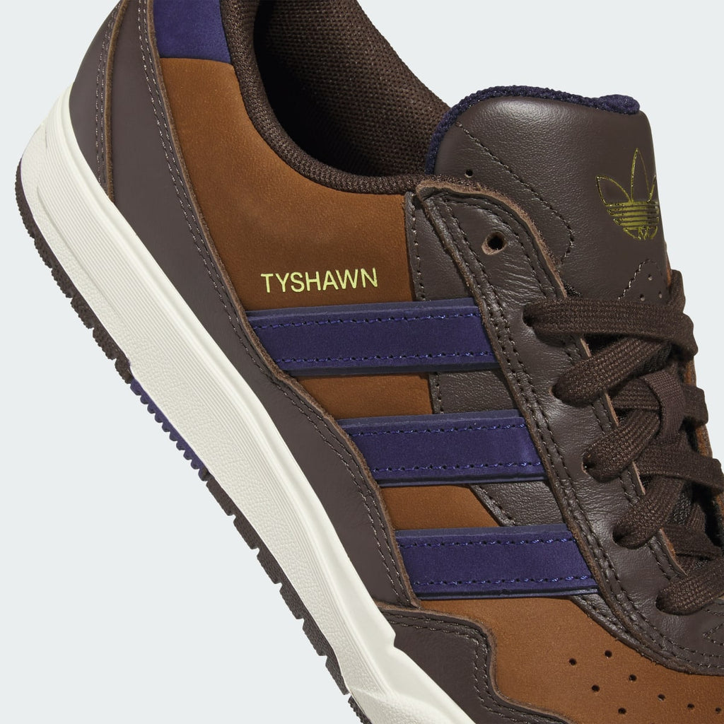 Adidas Men's TYSHAWN II Shoes - Aurora Coffee / Dark Blue / Preloved Brown - Image 11
