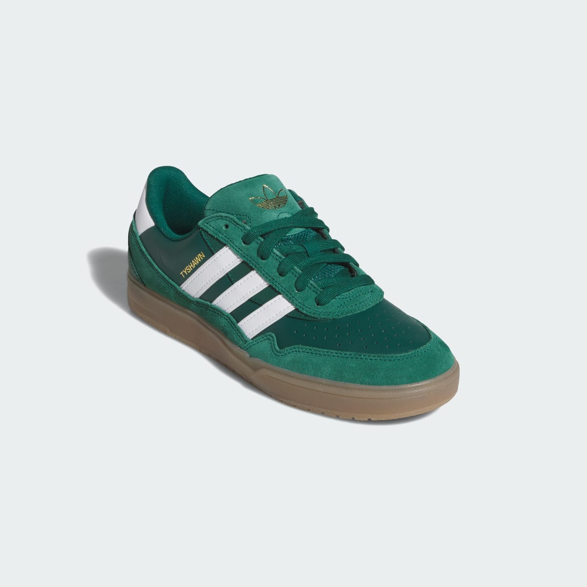 Adidas Men's TYSHAWN II Shoes - Collegiate Green / Cloud White / Gum - Image 4