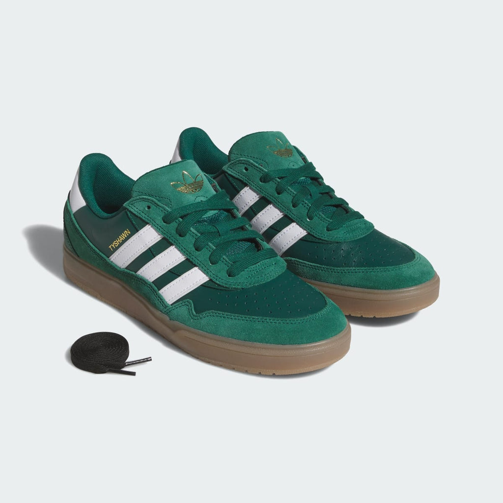 Adidas Men's TYSHAWN II Shoes - Collegiate Green / Cloud White / Gum - Image 8