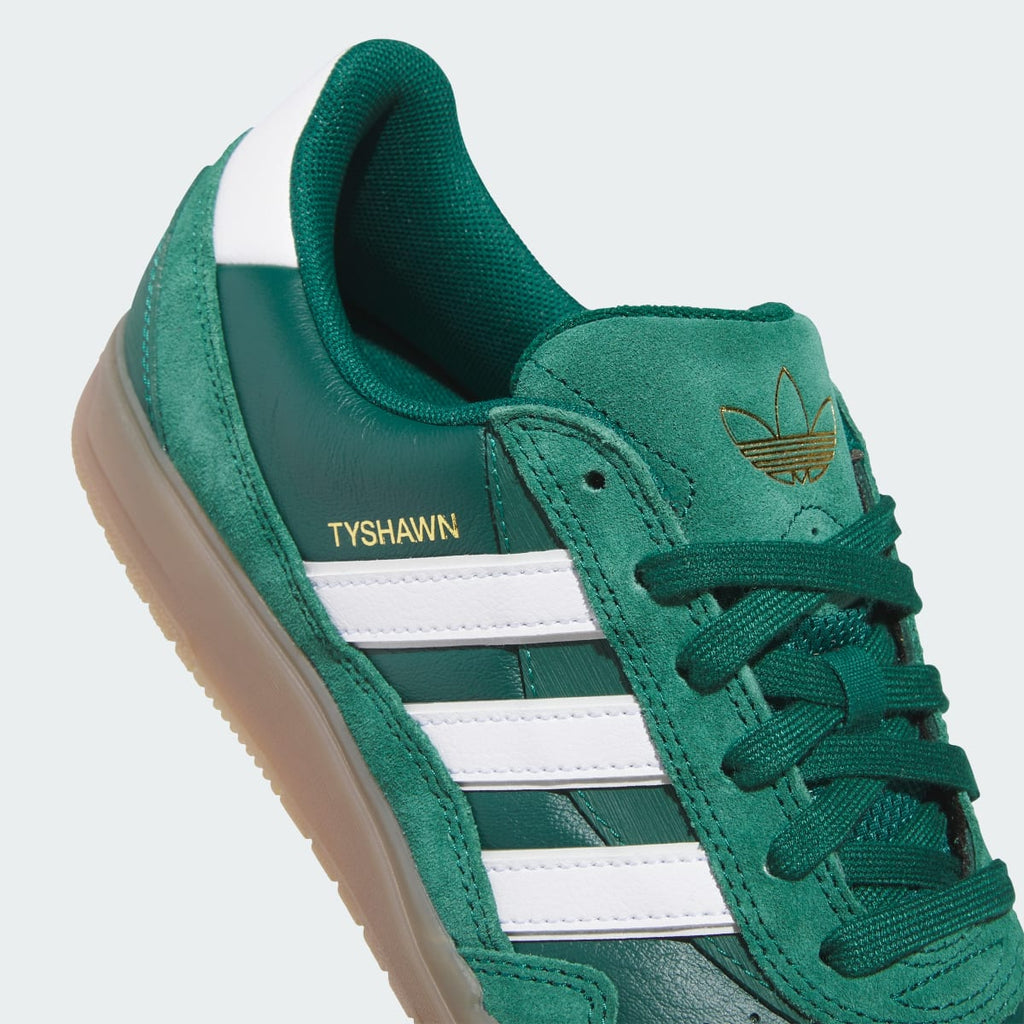 Adidas Men's TYSHAWN II Shoes - Collegiate Green / Cloud White / Gum - Image 11