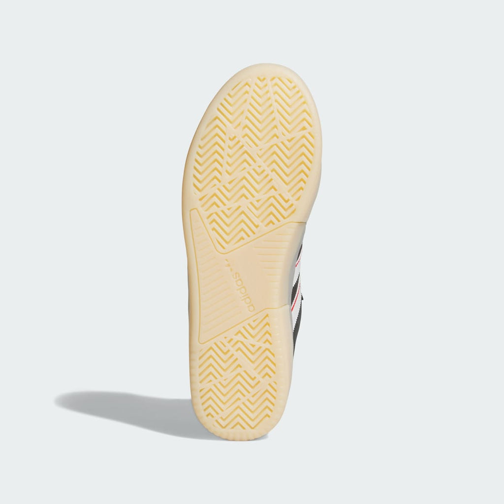 Adidas Men's TYSHAWN Shoes - Carbon / Crystal White / Better Scarlet - Image 3