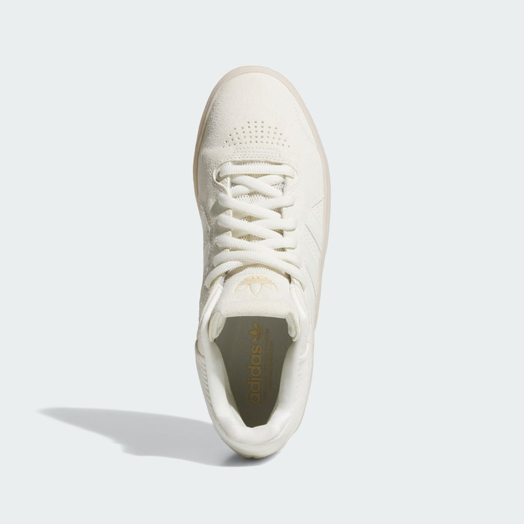Adidas Men's TYSHAWN Shoes - Off White / Off White / Gold Metallic - Image 2