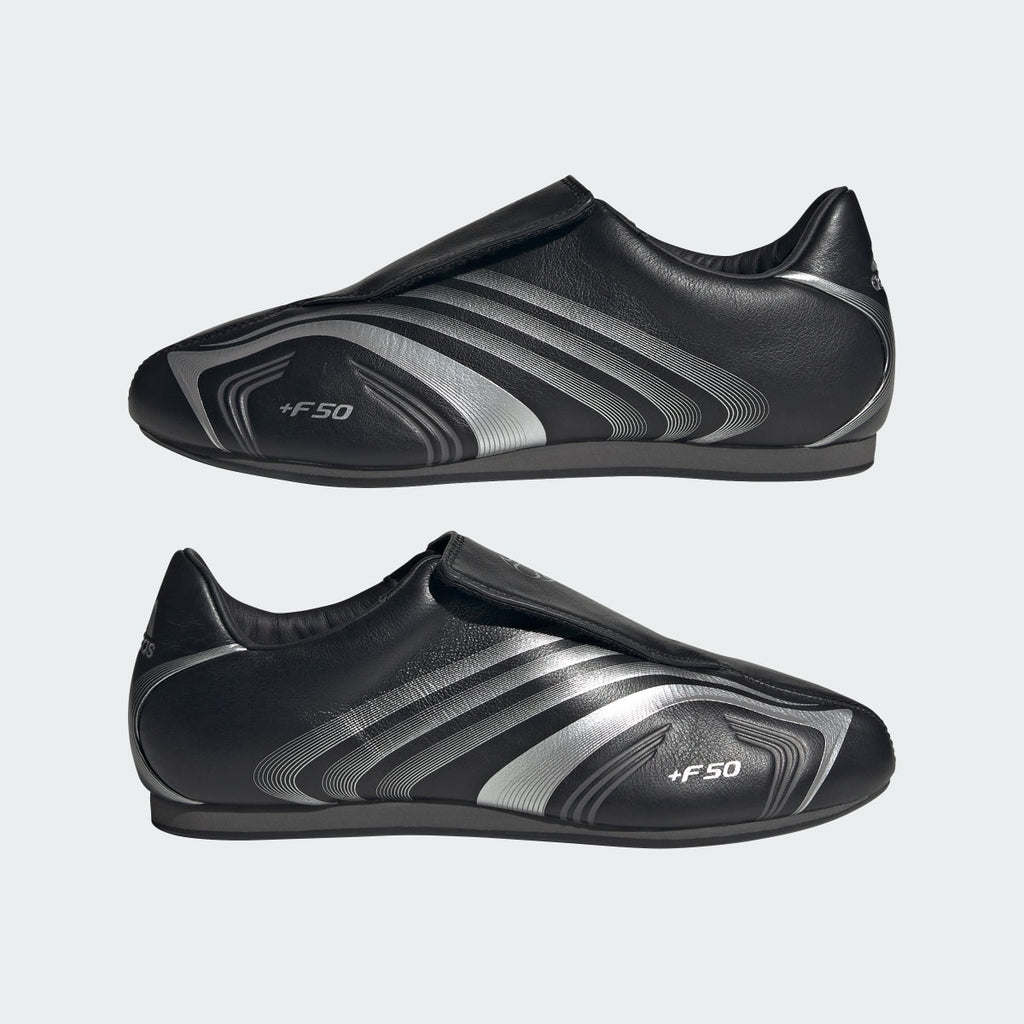 Adidas Women's Taekwondo F50 Shoes - Core Black / Silver Metallic / Grey Six - Image 8