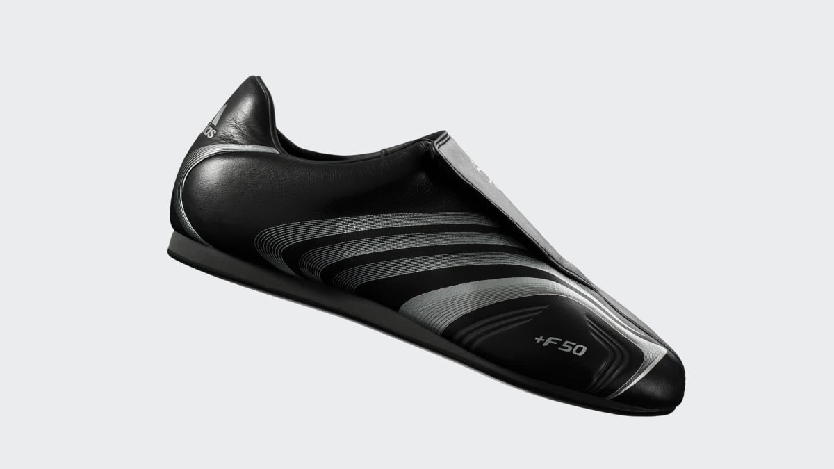 Adidas Women's Taekwondo F50 Shoes - Core Black / Silver Metallic / Grey Six - Image 2