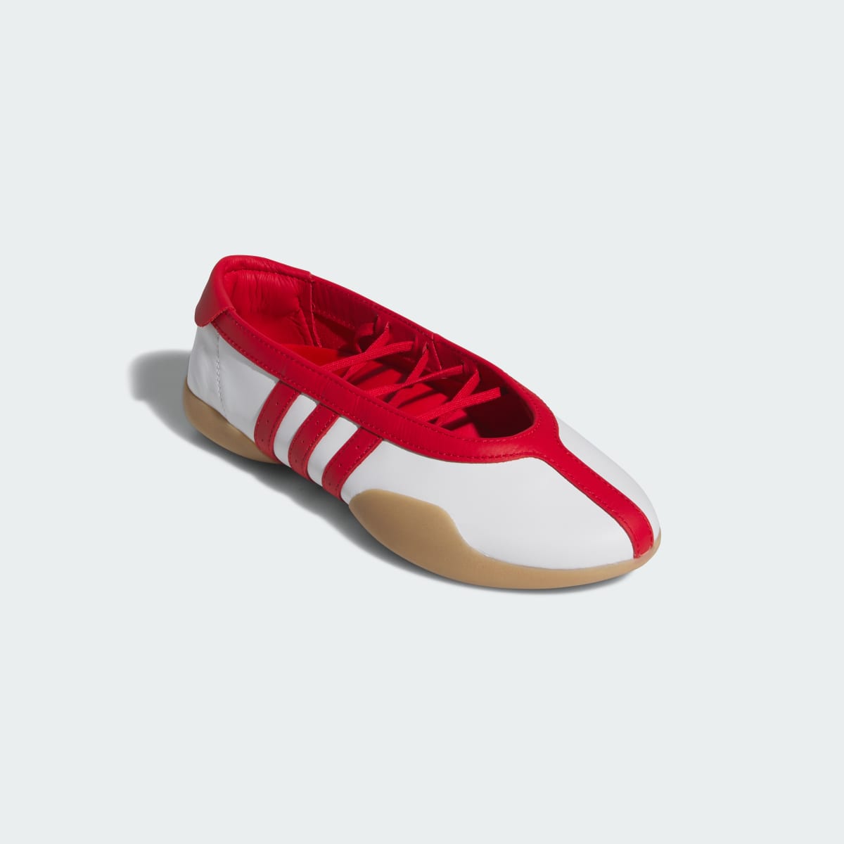 Adidas Women's Taekwondo Mei Shoes - Cloud White / Better Scarlet / Gum - Image 4